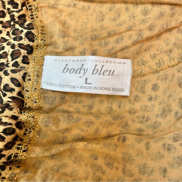 Body Bleu Leopard Pajama, Sleep or Lounge Pants NWOT - Picture 4 of 5